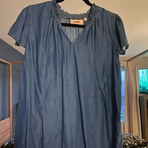 Evri chambray blouse
